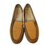 Salvatore Ferragamo Slip On Leather Contrast Canvas Loafers