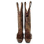 Boulet Womens Leather Embroidered Cowboy Boots