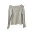 Standard James Perse Striped Cowl Neck Long Sleeve Shirt