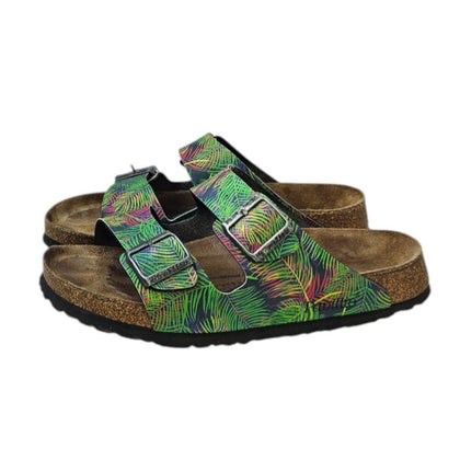 Birkensotck Papillio Womens Tropical Print Slides