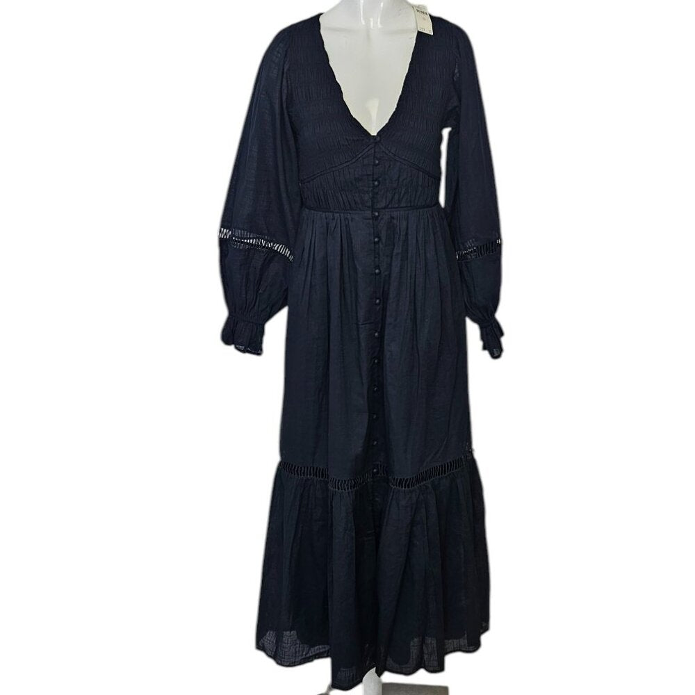 Anthropologie The Peregrine Midi Dress – Luxy Thrift Anthropologie The Peregrine Midi Dress – Luxy Thrift