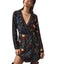 Farm Rio x Anthropologie Mixed Arabesque Scarves Wrap Mini Dress