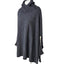 Mersea Womens Newport Turtleneck Poncho Sweater
