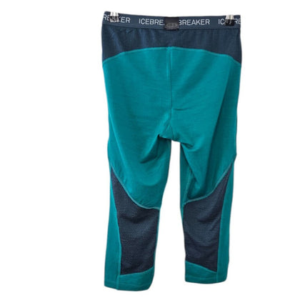 Icebreaker Merino Bodyfit Zone, Wool, Cropped Baselayer Leggings