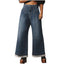 Anthropologie Pilcro The Emory Pleated High-Rise Wide-Leg Jeans