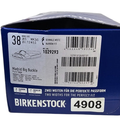 Birkenstock Madrid Big Buckle Nubuck Sandals