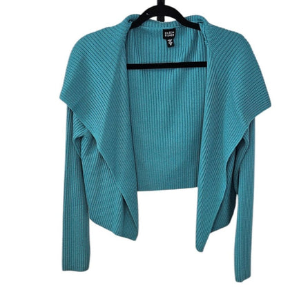 Eileen Fisher Womens 100% Merino Wool, Waterfall Cardigan