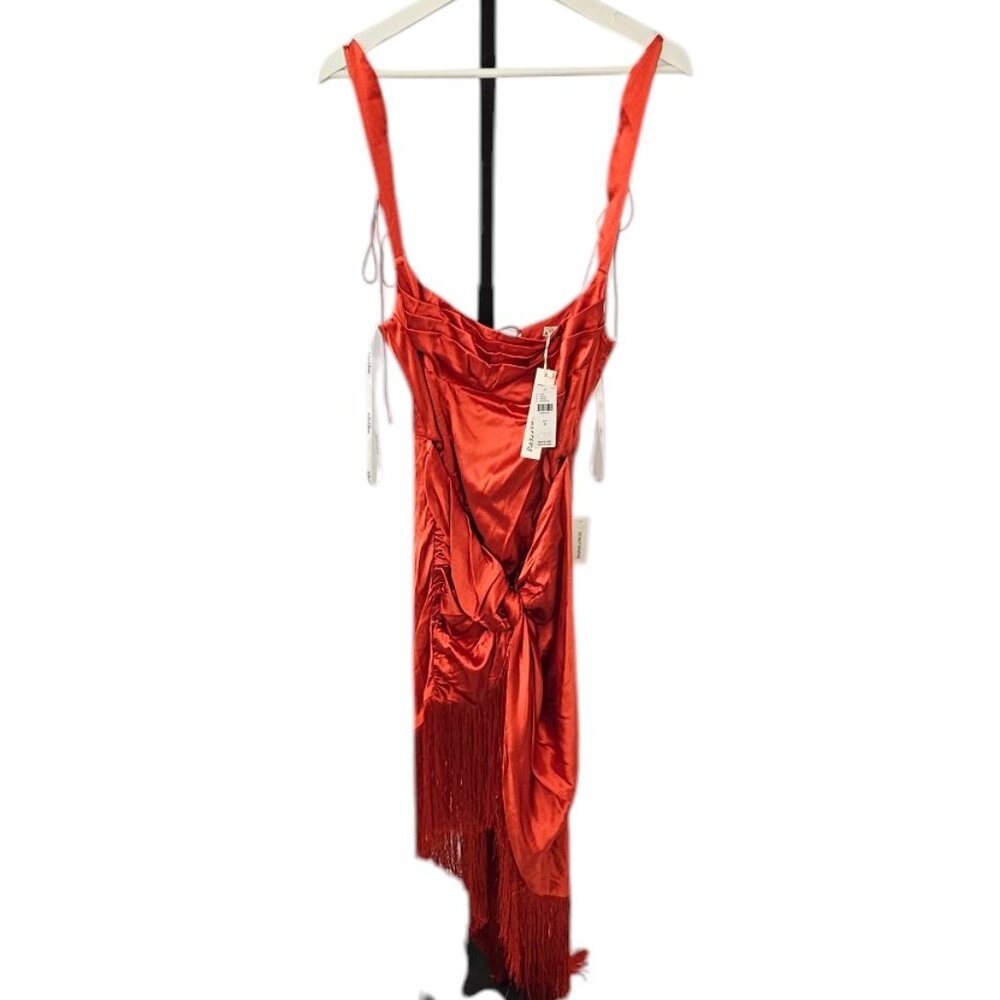 anisa fringe midi dress For Love & Lemons Anisa Fringe Midi Dress