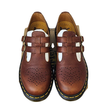 Dr. Martens Womens 8065 Mary Jane Leather Shoes