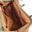 Patricia Nash Laureana Coral Raffia Frame Top Handle Bag