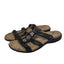 Taos Womens Prize 3 Leather Slide Sandals
