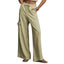 Anthropologie Pilcro Linen Blend Beach Cargo Wide Leg Pants