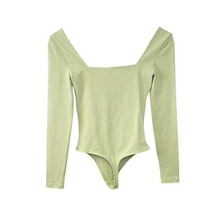 Aritzia Babaton Contour Long Sleeve Square Neck Bodysuit