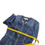 Denim Forum Jackie-O Denim Mini Dress 3/4 Sleeve