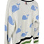 Thom Browne Womens V-Neck Whale Knit Cotton Sweater