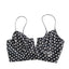 Anthropologie Womens Sequin Star Print Bralette