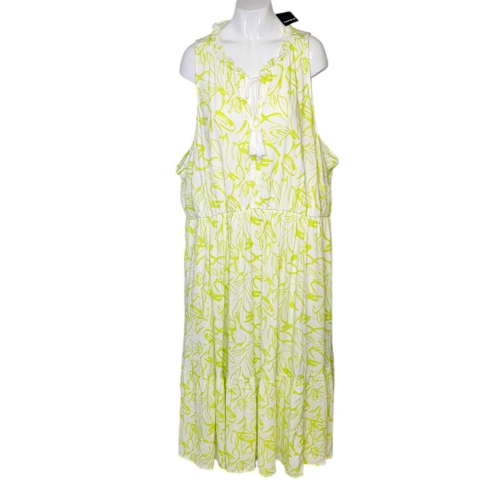 Torrid Midi Wash Gauze Tiered Dress Luxy Thrift Torrid Midi Wash Gauze Tiered Dress Luxy Thrift