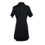 Anthropologie Womens High Neck ZIp Back Mini Shirt Dress