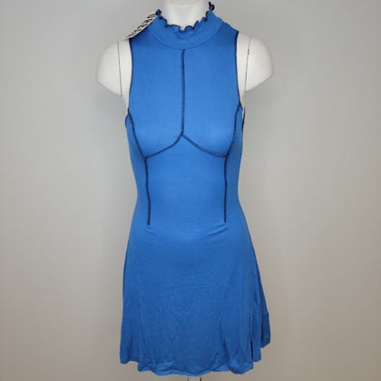 𝅺Urban Outfitters Ribbed  Seamed High Neck Dress