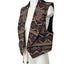 SweetGrass Womens Vintage Aztec Western Leather Tassel Vest