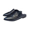 Frank & Oak Womens Black Leather Mules
