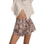 Anthropologie Printed Pleated Shorts