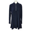 Sympli Canada Womens Zip Front Mock Neck Long Sleeve Tunic