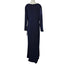 Lauren Ralph Lauren Womens Long Sleeve Sequin, Jersey Maxi Dress