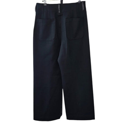 Maeve The Colette Cropped Wide-Leg Pants Merrick White