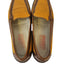 Salvatore Ferragamo Slip On Leather Contrast Canvas Loafers
