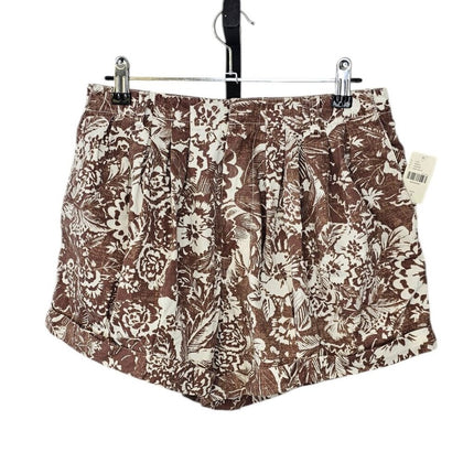 Anthropologie Printed Pleated Shorts