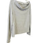 Standard James Perse Striped Cowl Neck Long Sleeve Shirt