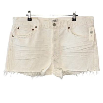 AGOLDE Parker Denim Fray Cut Off Shorts