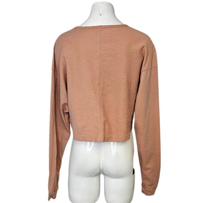 Gymshark Womens Long Sleeve Cropped Sweatshirt