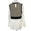 Anthropologie Maeve Long-Sleeve Twofer Sweater Vest Top