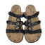 Taos Womens Prize 3 Leather Slide Sandals
