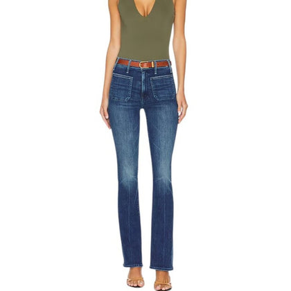 MOTHER The Patch Pocket Insider Sneak Boot Jeans