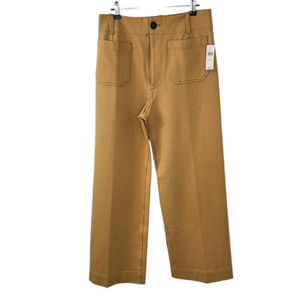 Anthrpologie Maeve The Colette Cropped Wide-Leg Pants