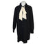 Kate Spade Griffin Tie Neck button Front Crepe Dress