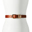 Anthropologie 100% Genuine Leather Structured Keeper Belt