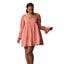 Anthropologie Plus Size Pilcro Long-Sleeve Babydoll Mini Dress