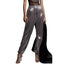 Anthropologie Liquid Shine High Rise Tie Waist Parachute Pants