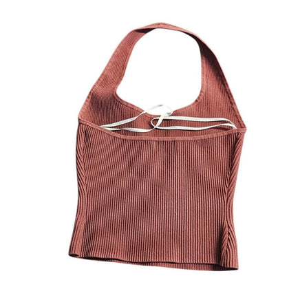 Aritzia Babaton Sculpt Knit Halter Tank