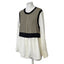 Anthropologie Maeve Long-Sleeve Twofer Sweater Vest Top