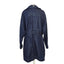 Anthropologie Pilcro Oversized Draped Dolman Denim Belted Trench Coat