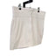 Babaton Bureau Mini Skirt Mid-rise Wool Twill Micro Pencil Skirt