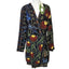 Farm Rio x Anthropologie Mixed Arabesque Scarves Wrap Mini Dress