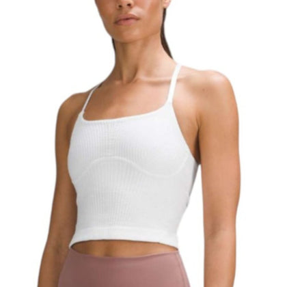 Lululemon Strappy Seamless Yoga Shelf Tank Top