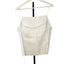 Anthropologie Open Back Apron Tank Linen Blend White