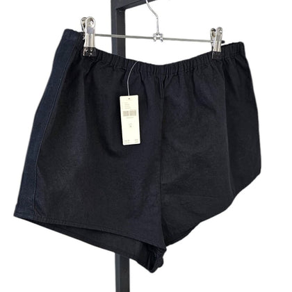 Anthropologie Womens Linen Blend Mini Shorts